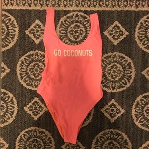 Aerie retro high thigh one piece swimsuit